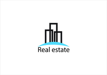 Real estate logo design  and housing home construction logo design