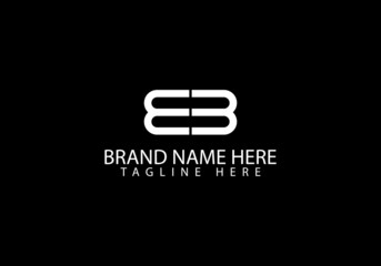 BB letter logo design .BB minimalist logo