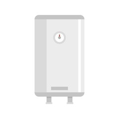 Water boiler icon flat isolated vector