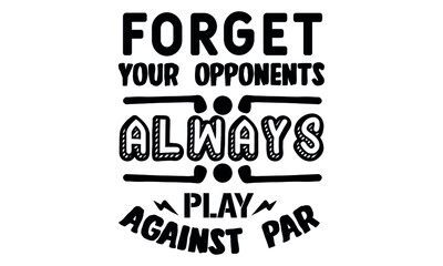 New Golf T-shirt design Template