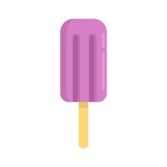 Freeze popsicle icon flat isolated vector