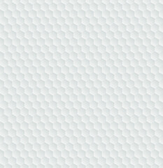 White honeycomb mosaic. Vector illustration. 