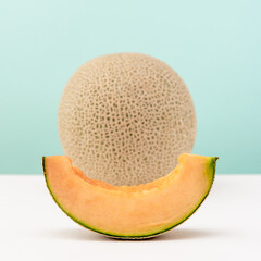 まるごとメロン　カットメロン　赤肉メロン	