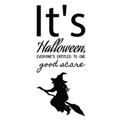 Halloween poster.  Stock vector illustration.