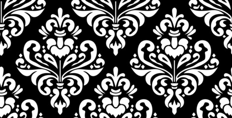 Seamless vector floral pattern. Vintage clasic pattern ornament.
