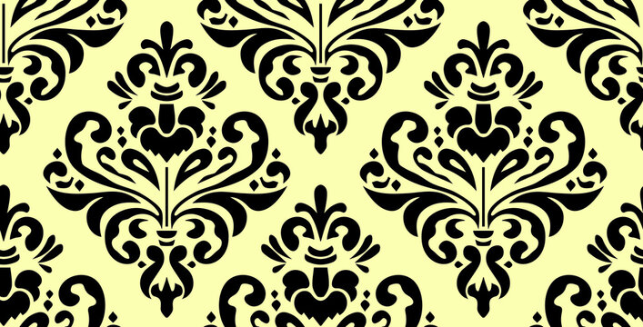 Seamless Vector Floral Pattern. Vintage Clasic Pattern Ornament.
