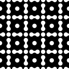 Circles, geometrical shapes seamless pattern. Modern ornament. Ethnic wallpaper. Geometric background. Contemporary backdrop. Digital paper, textile print, abstract image. Vector illustration.