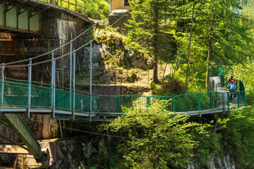 Hängebrücke am Hallstättersee