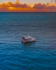 boat on the sea