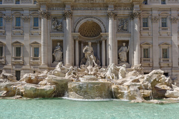 Trevi Fountain In Rome