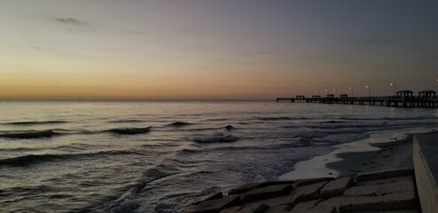 Obraz premium sunset on the beach