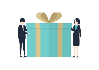 Fototapeta premium 特別な特典をご用意いたしました！なイラスト素材