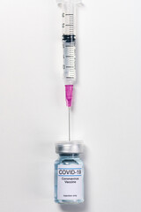 Coronavirus vaccine - The medical concept
