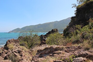 view from the top of the mountain