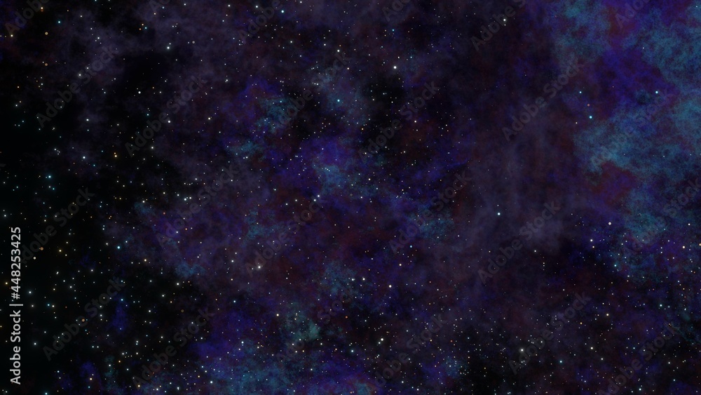 Wall mural space galaxy background
