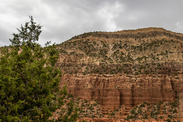 Fototapeta na wymiar New Mexico Mountainous Travel Views