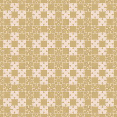 Fototapeta na wymiar Seamless pattern on the theme of puzzle. Vector illustration.