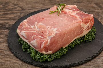 Pork meat piece for cooking