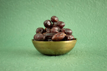 ROyal Copper Bowl Dates Isolated