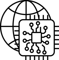 Electronics icon. Global business concept icon style