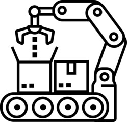 Manufacturing icon. Global business concept icon style