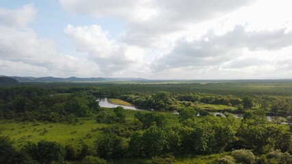 二本松展望地 釧路湿原 釧路川 釧路湿原国立公園 北海道