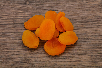 Sweet tasty dried apricot heap