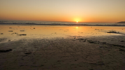 Sonnenuntergang am Strand