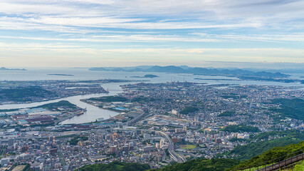 Obraz premium 皿倉山展望台 福岡県 北九州市