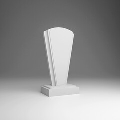 3D Rendered Photo for Crest Mockup 