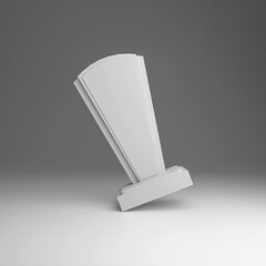 3D Rendered Photo for Crest Mockup 
