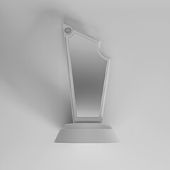 3D Rendered Photo for Crest Mockup 