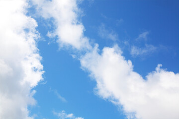 blue sky with clouds