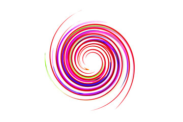 spiral rainbow background