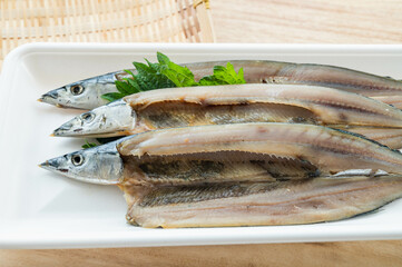 干物　北海道産さんまの開き