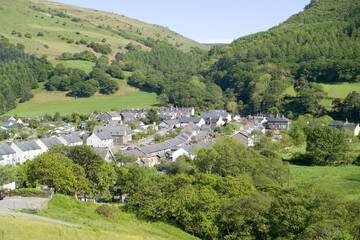 Fototapeta na wymiar Abergynolwyn, Gwynedd, North Wales