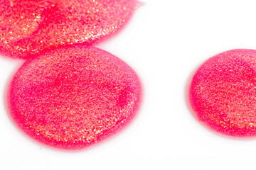 glitter texture liquid