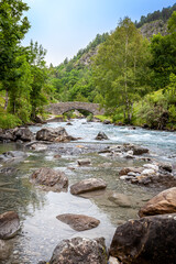 cirque de gavarnie landscape in the french pyrenees