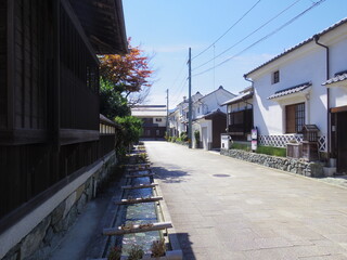 Obraz premium おはなはん通り(愛媛県大洲市)