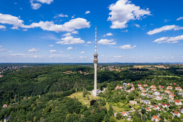Obraz premium Fernsehturm Dresden