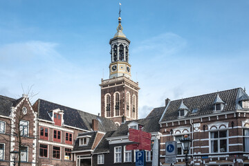 Obraz premium Nieuwe Toren in Kampen, Overijssel Province, The Netherlands