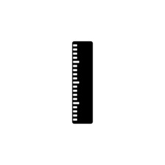 ruler icon, school vector, instrument illustration