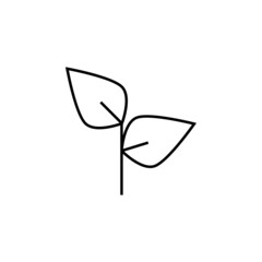 tree icon, nature vector, environment illustration