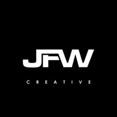 Fototapeta premium JFW Letter Initial Logo Design Template Vector Illustration