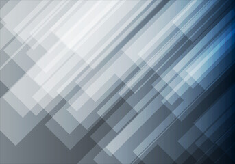 Abstract dark blue low poly background. Vector.