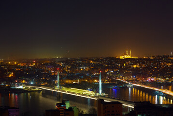 Night lights of Istanbul