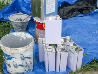 Chemical waste in the industry