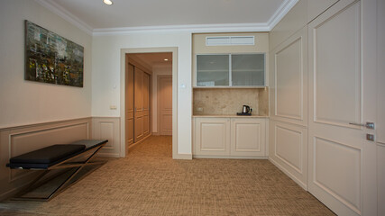 The Interior Design. The modern living room.