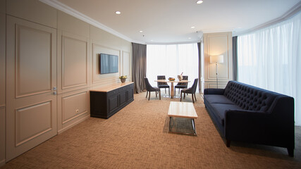 The Interior Design. The modern living room.