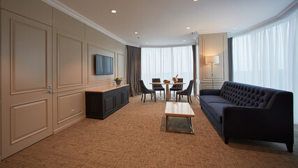 The Interior Design. The modern living room.